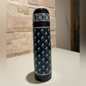 Tory Burch blue thermos NWOT